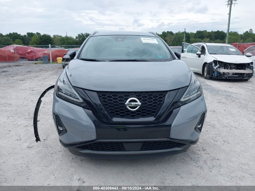 2022 Nissan Murano Sv Fwd VIN: 5N1AZ2BJ1NC119558 Lot: 40309443