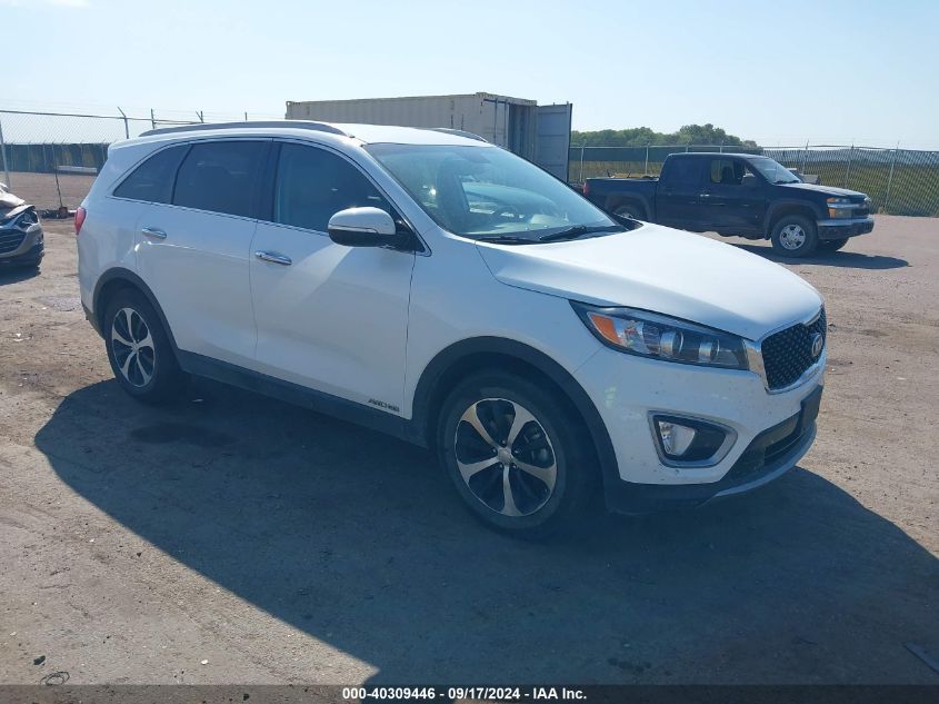 2016 KIA SORENTO 3.3L EX - 5XYPHDA58GG173987