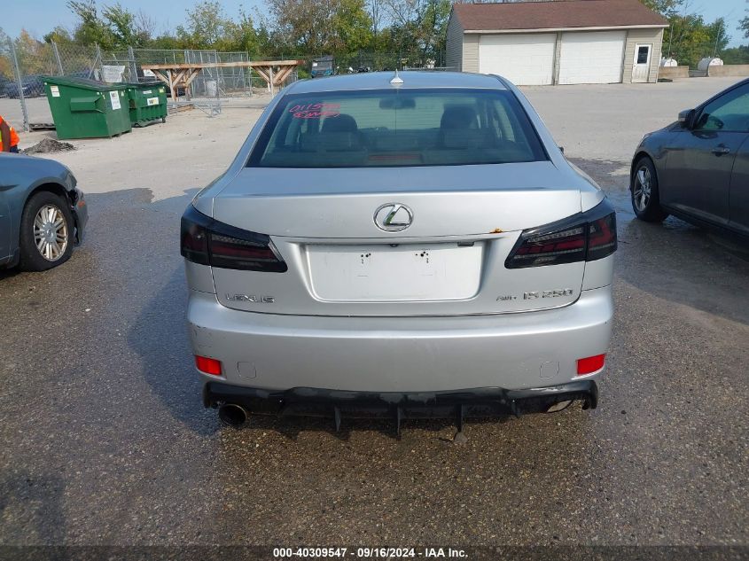 2007 Lexus Is 250 VIN: JTHCK262075011555 Lot: 40309547