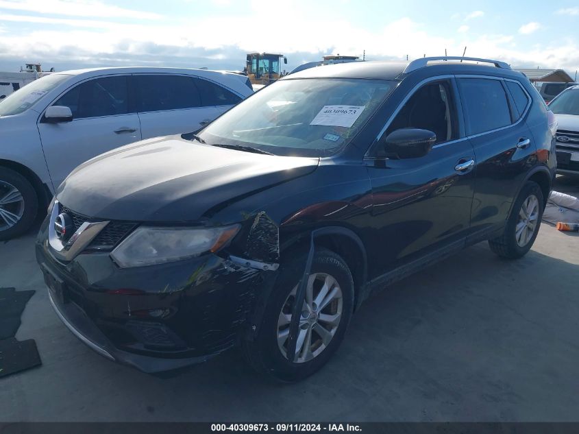 KNMAT2MTXGP608668 2016 NISSAN ROGUE - Image 2