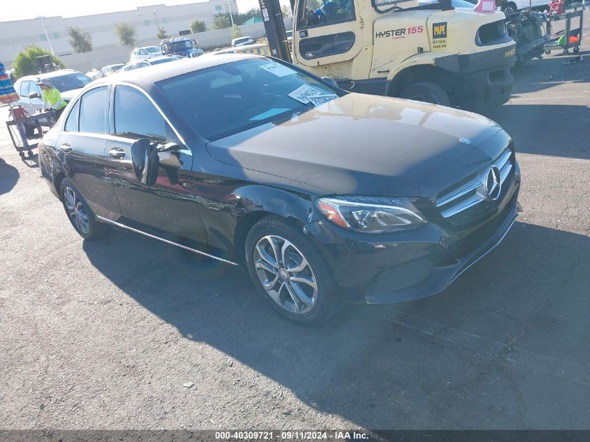 55SWF4KB9FU003311 2015 MERCEDES-BENZ C CLASS - Image 1