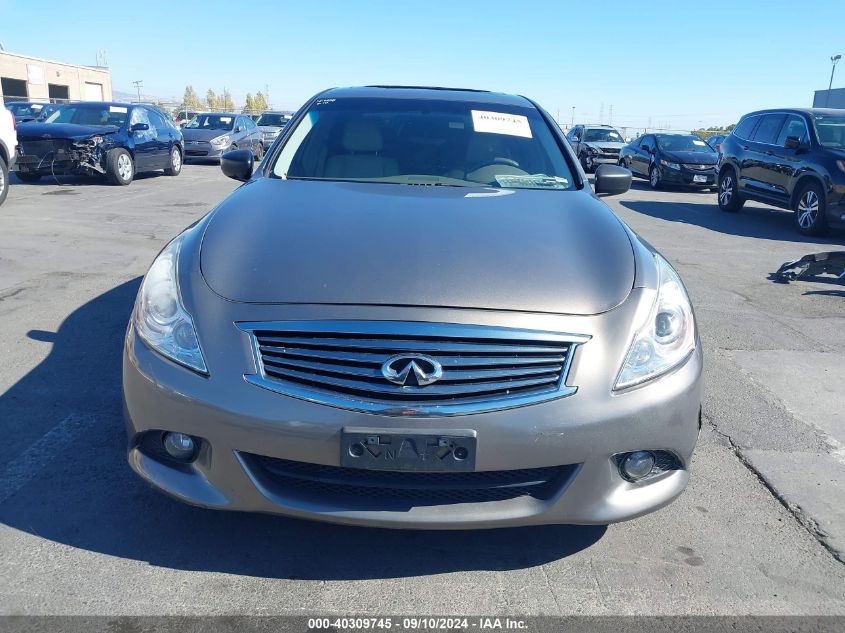 2012 Infiniti G37 Journey VIN: JN1CV6AP9CM627602 Lot: 40309745