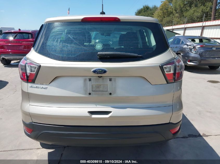 2017 Ford Escape S VIN: 1FMCU0F71HUB60295 Lot: 40309815