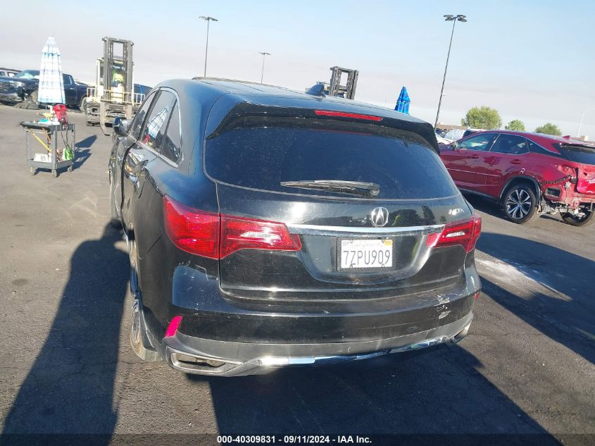 5J8YD3H32HL001184 2017 Acura Mdx