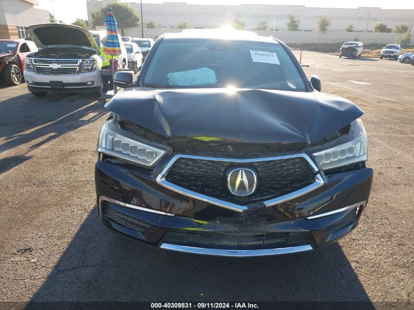 2017 Acura Mdx VIN: 5J8YD3H32HL001184 Lot: 40309831