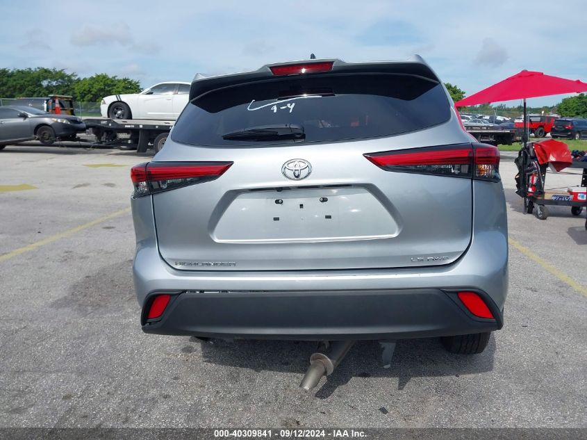 2023 Toyota Highlander Le VIN: 5TDKDRBH6PS521252 Lot: 40309841