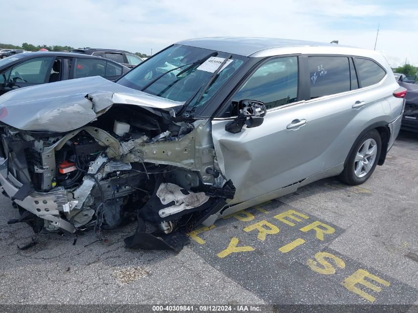 2023 Toyota Highlander Le VIN: 5TDKDRBH6PS521252 Lot: 40309841