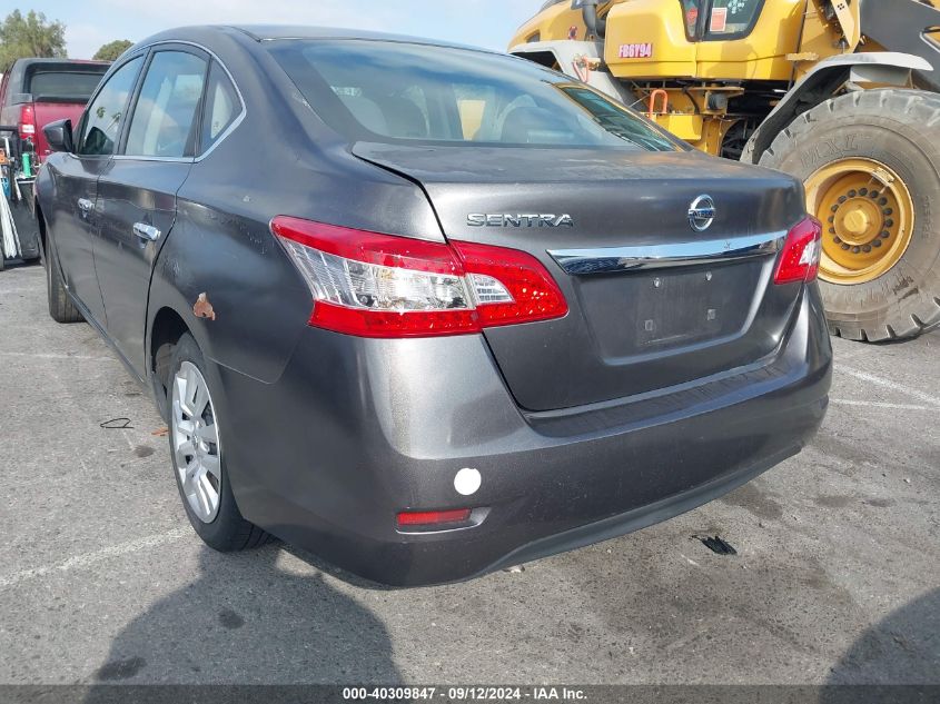 2015 Nissan Sentra S VIN: 3N1AB7AP3FY287600 Lot: 40309847