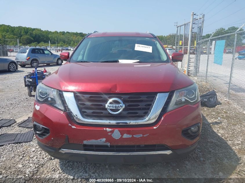 2017 Nissan Pathfinder Sl VIN: 5N1DR2MM5HC656071 Lot: 40309865