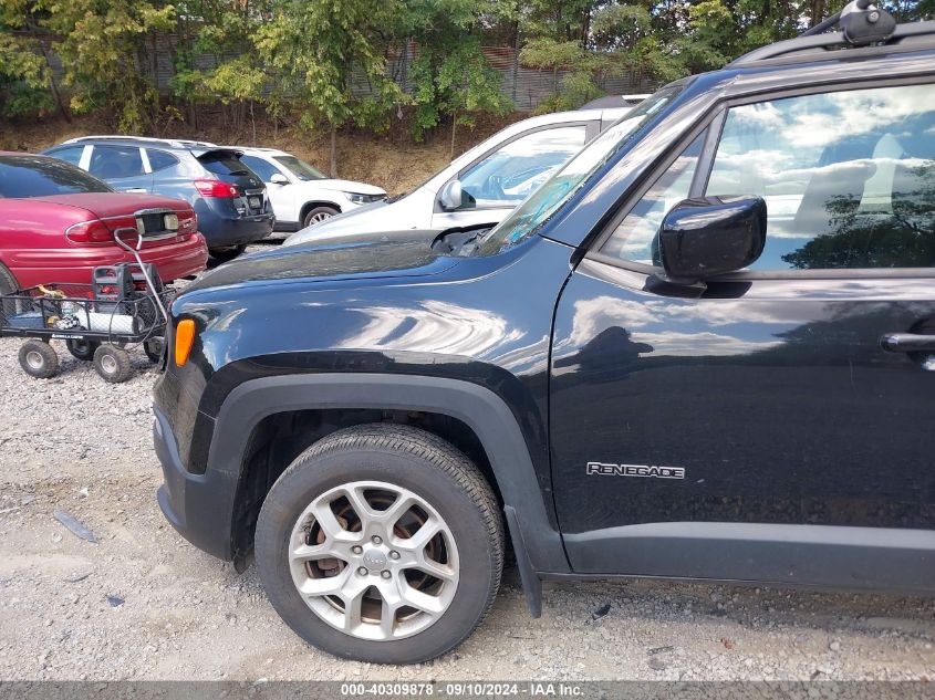 2017 Jeep Renegade Latitude 4X4 VIN: ZACCJBBBXHPF99001 Lot: 40309878