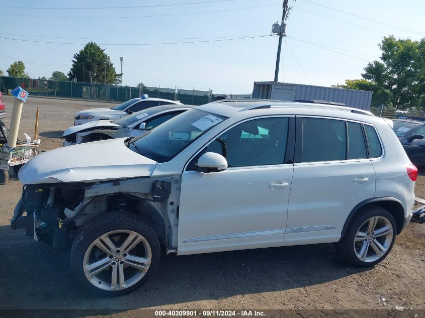 2014 Volkswagen Tiguan R-Line VIN: WVGBV3AXXEW068278 Lot: 40309901