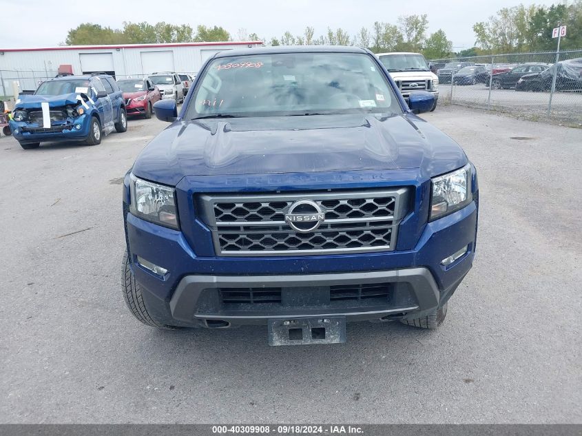 2022 Nissan Frontier Sv 4X4 VIN: 1N6ED1EK5NN694928 Lot: 40309908