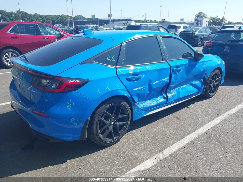 2024 HONDA CIVIC VIN: 19XFL2H8XRE012572