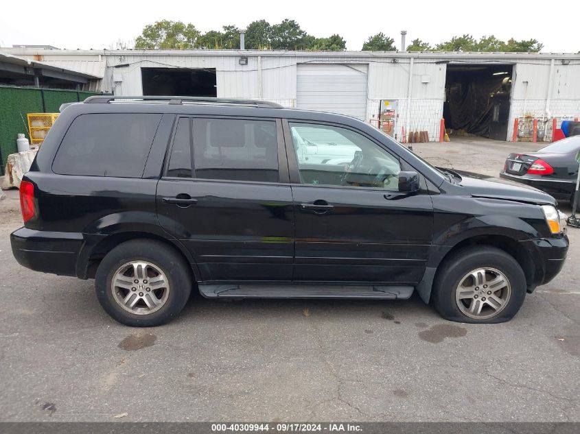 2005 Honda Pilot Ex-L VIN: 2HKYF185X5H529537 Lot: 40309944