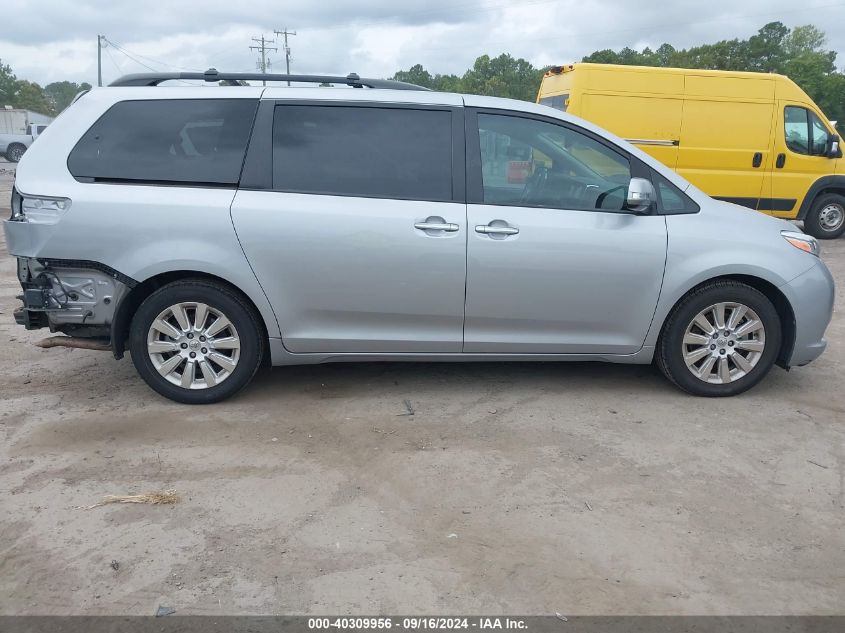 2015 Toyota Sienna Limited Premium 7 Passenger VIN: 5TDYK3DC2FS583843 Lot: 40309956