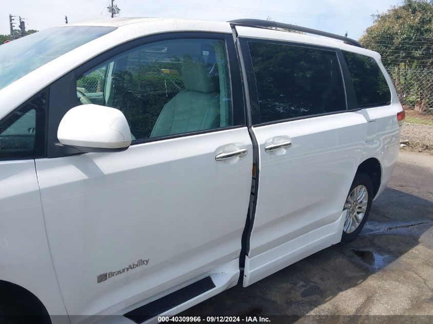 2013 Toyota Sienna Xle V6 8 Passenger VIN: 5TDYK3DC8DS314940 Lot: 40309966