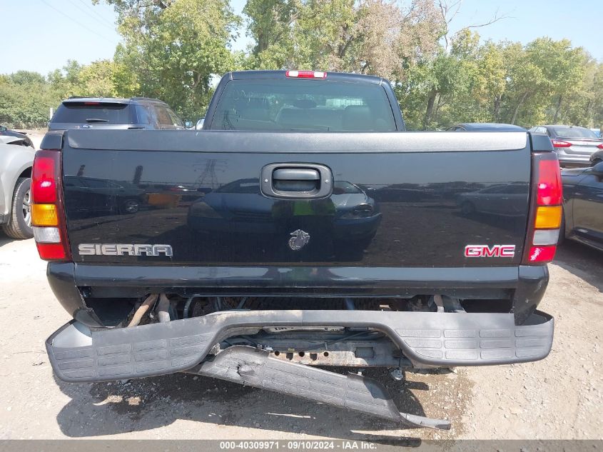 2006 GMC Sierra 1500 Work Truck VIN: 3GTEK14V76G205640 Lot: 40309971