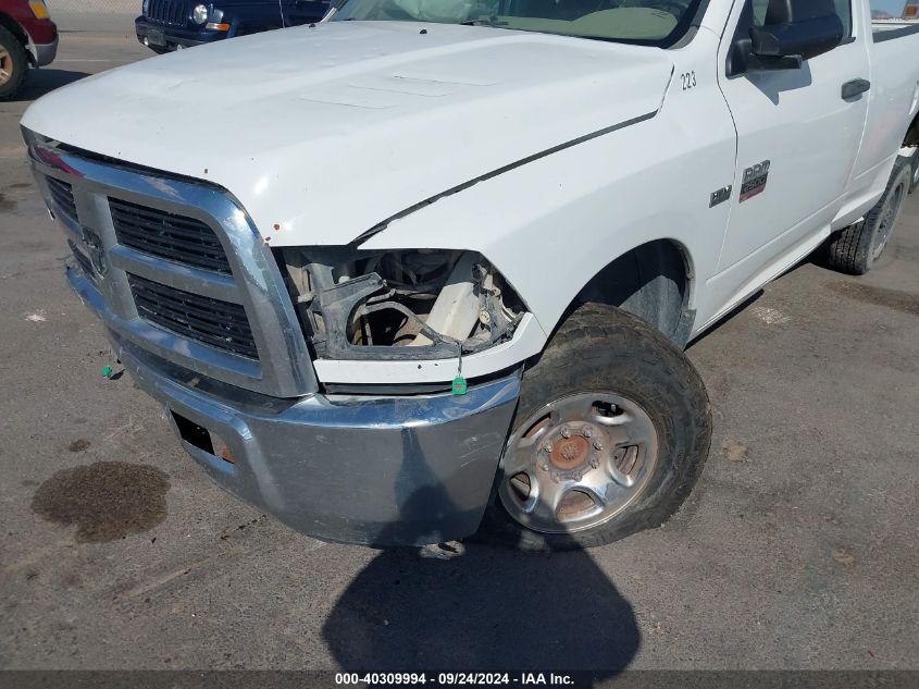 2012 Dodge Ram 2500 St VIN: 3C6LD5AT1CG119576 Lot: 40309994