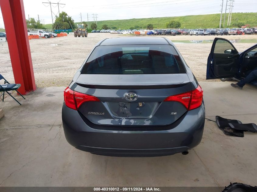 2017 Toyota Corolla L/Le/Xle/Se/Xse VIN: 2T1BURHEXHC781662 Lot: 40310012