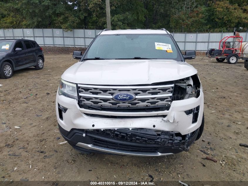 2018 Ford Explorer Xlt VIN: 1FM5K7D81JGA40276 Lot: 40310015