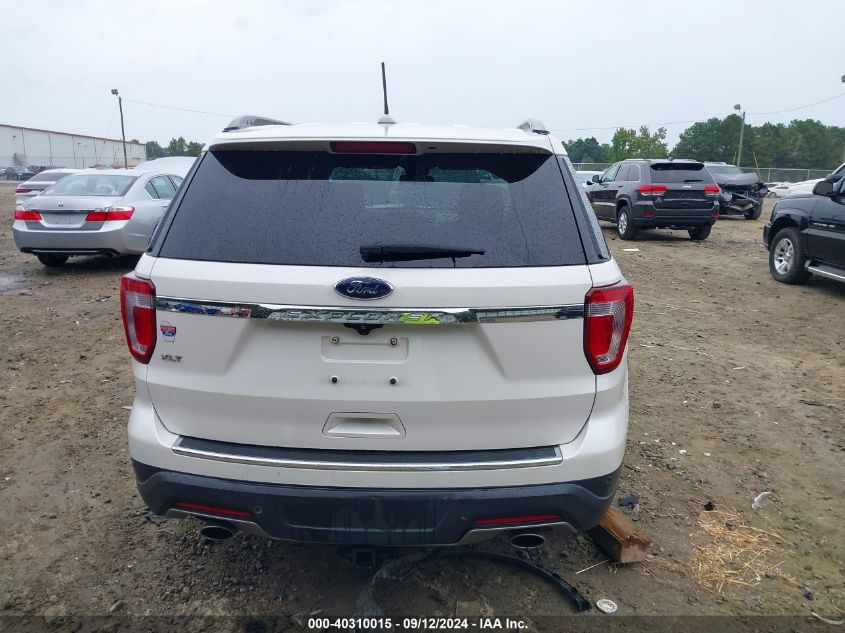 2018 Ford Explorer Xlt VIN: 1FM5K7D81JGA40276 Lot: 40310015