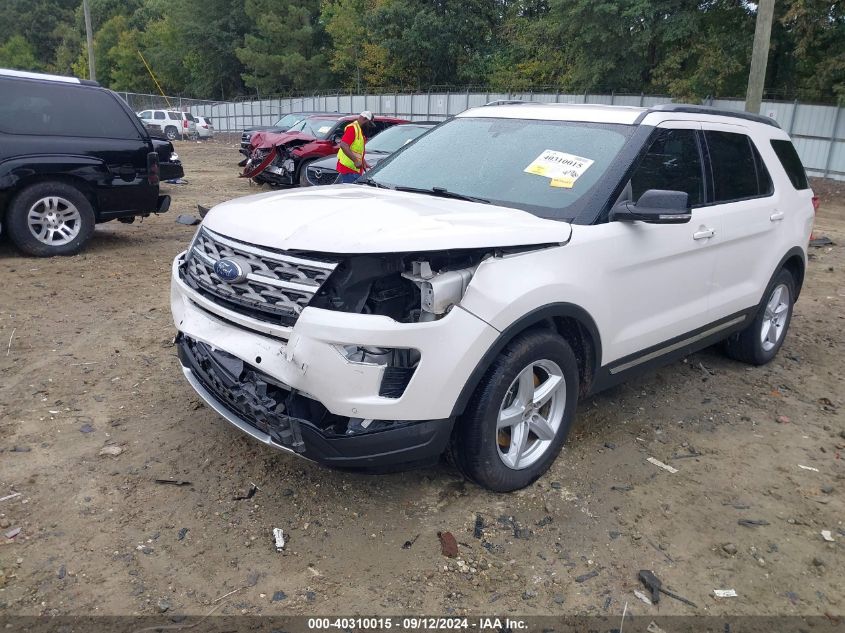 2018 Ford Explorer Xlt VIN: 1FM5K7D81JGA40276 Lot: 40310015