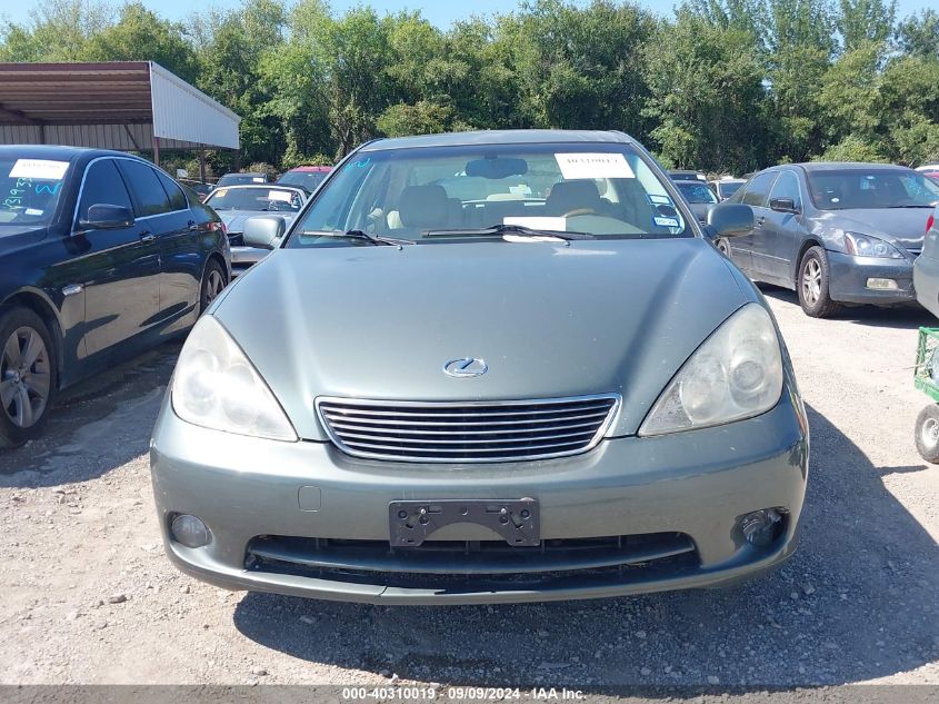 2005 Lexus Es 330 VIN: JTHBA30G355073988 Lot: 40310019