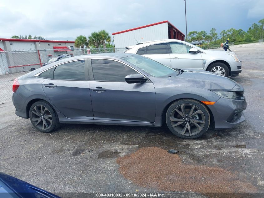 2020 Honda Civic Sport VIN: 2HGFC2F85LH590885 Lot: 40310032