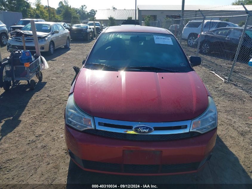 2011 Ford Focus Se VIN: 1FAHP3FN4BW134485 Lot: 40310034