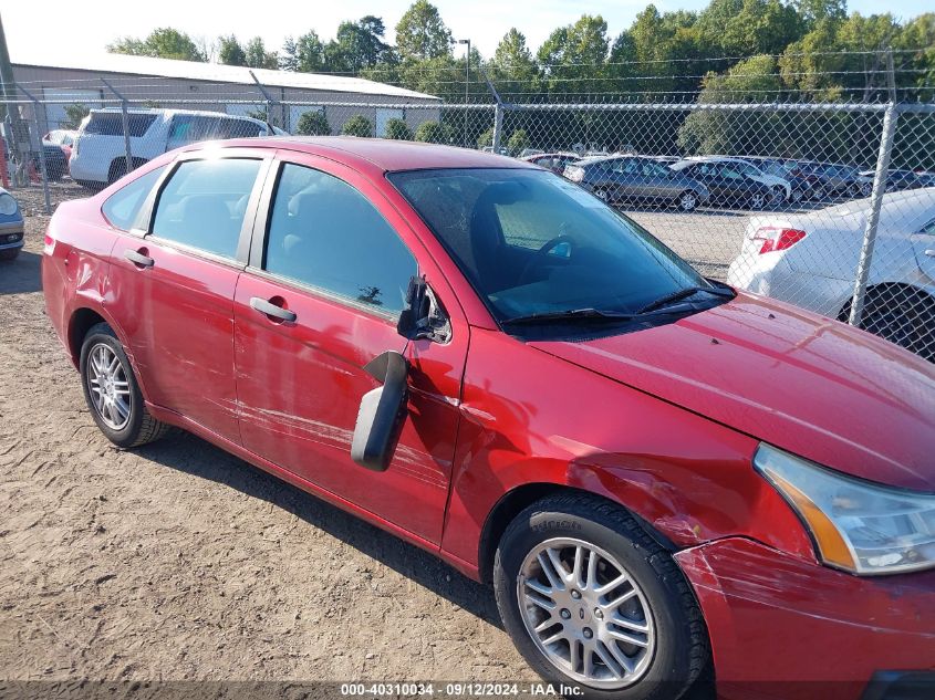 2011 Ford Focus Se VIN: 1FAHP3FN4BW134485 Lot: 40310034