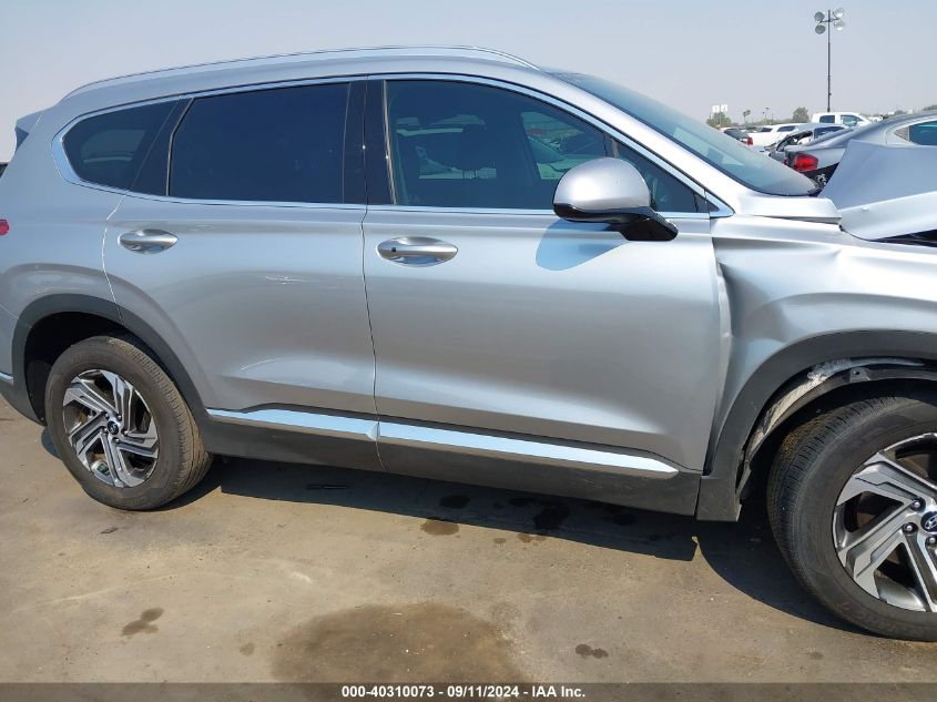 2022 Hyundai Santa Fe Sel VIN: 5NMS24AJ0NH437344 Lot: 40310073