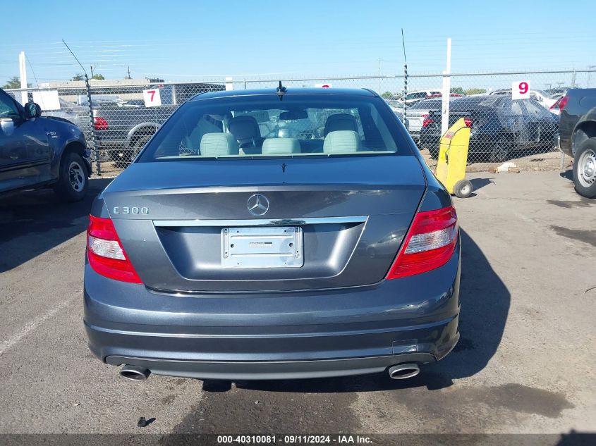 2010 Mercedes-Benz C 300 Luxury/Sport VIN: WDDGF5EB6AF406082 Lot: 40310081