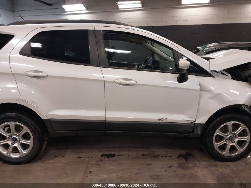 2019 Ford Ecosport Se VIN: MAJ6S3GL7KC258688 Lot: 40310086