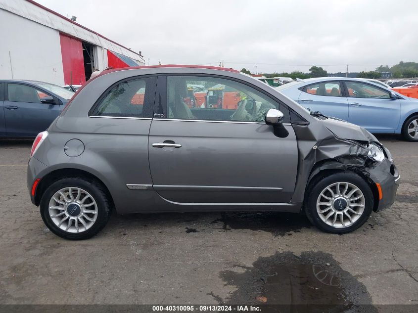 2013 Fiat 500C Lounge VIN: 3C3CFFER2DT738448 Lot: 40310095