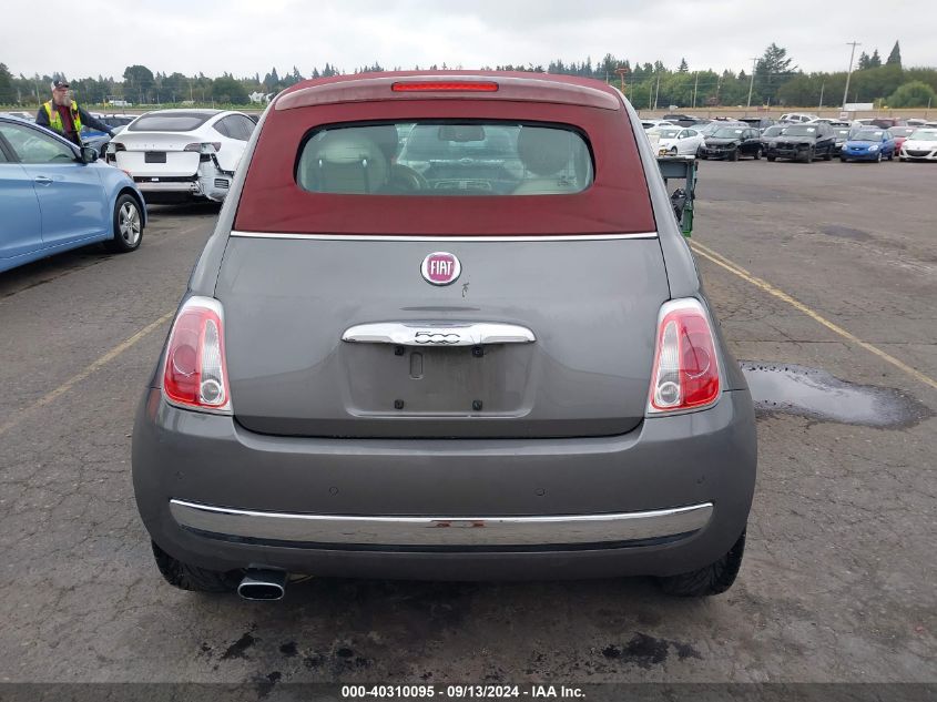 2013 Fiat 500C Lounge VIN: 3C3CFFER2DT738448 Lot: 40310095