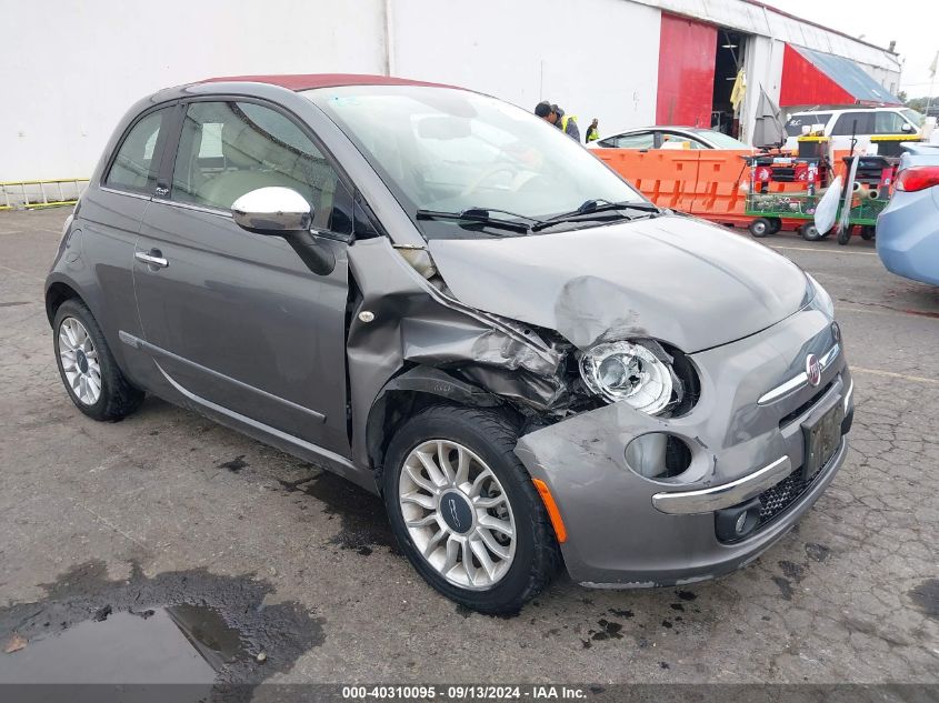 2013 Fiat 500C Lounge VIN: 3C3CFFER2DT738448 Lot: 40310095