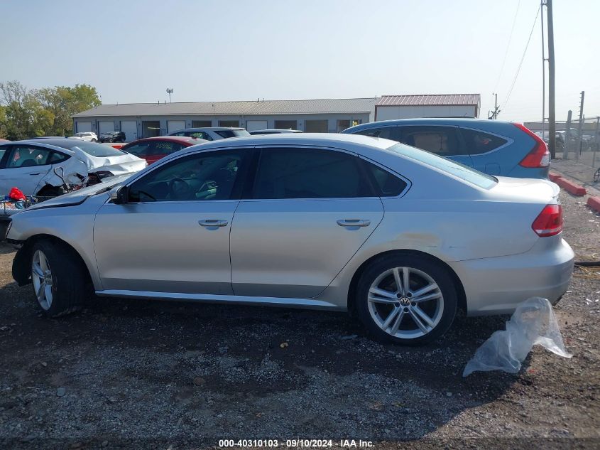 1VWBS7A38EC100211 2014 Volkswagen Passat Se