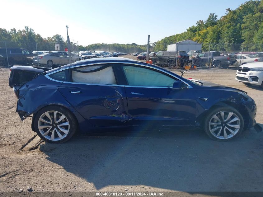 2018 Tesla Model 3 VIN: 5YJ3E1EB0JF112086 Lot: 40310120