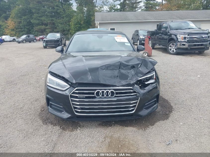 2018 Audi A5 2.0T Premium VIN: WAUBNCF55JA005590 Lot: 40310229