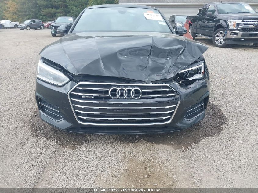 2018 Audi A5 2.0T Premium VIN: WAUBNCF55JA005590 Lot: 40310229