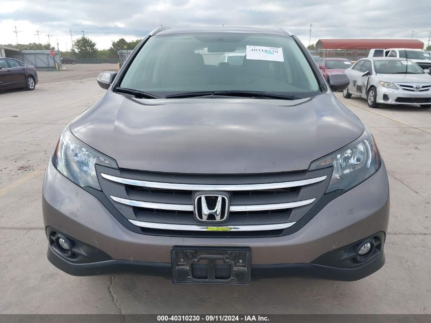 2013 Honda Cr-V Ex-L VIN: 5J6RM3H70DL042519 Lot: 40310230