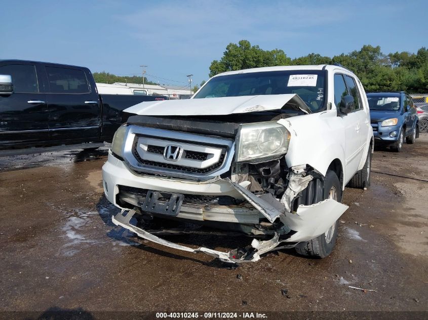 2010 Honda Pilot Ex-L VIN: 5FNYF4H50AB026674 Lot: 40310245