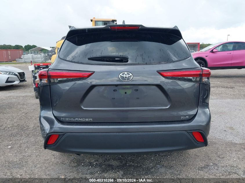 2022 Toyota Highlander Xle VIN: 5TDGZRAH8NS143361 Lot: 40310266