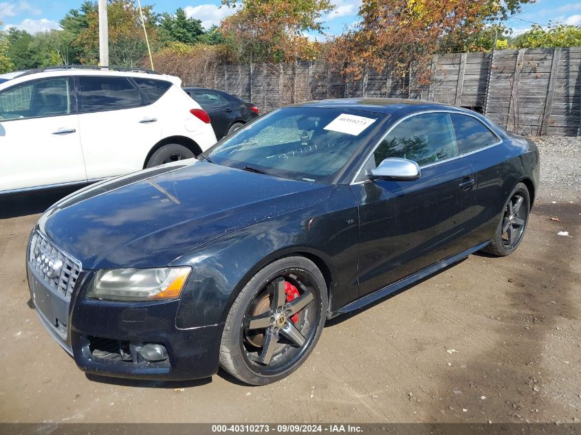 2012 Audi S5 4.2 Premium Plus VIN: WAUCVAFR0CA028208 Lot: 40310273