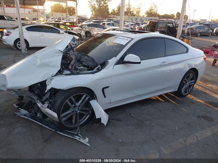 2019 BMW 430I VIN: WBA4W3C5XKAF92884 Lot: 40310329