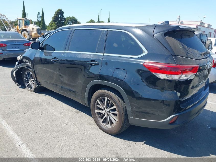 2017 TOYOTA HIGHLANDER XLE - 5TDKZRFHXHS510140