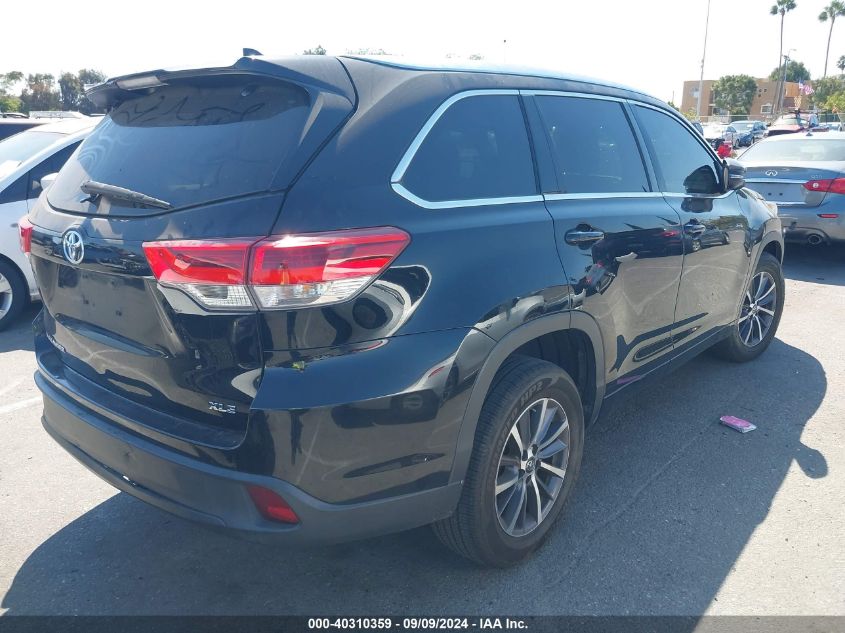 2017 TOYOTA HIGHLANDER XLE - 5TDKZRFHXHS510140