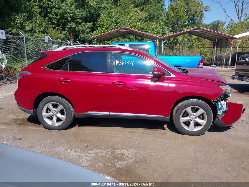 2011 Lexus Rx 350 VIN: 2T2BK1BA7BC091979 Lot: 40310471