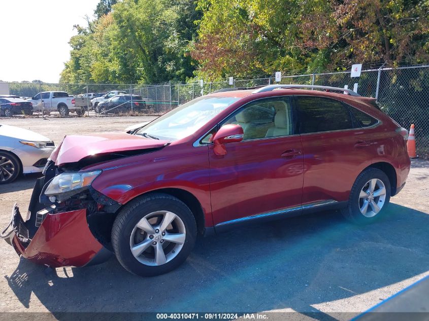 2T2BK1BA7BC091979 2011 Lexus Rx 350