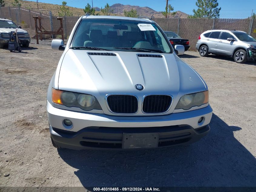 2001 BMW X5 3.0 VIN: WBAFA53521LM66408 Lot: 40310485